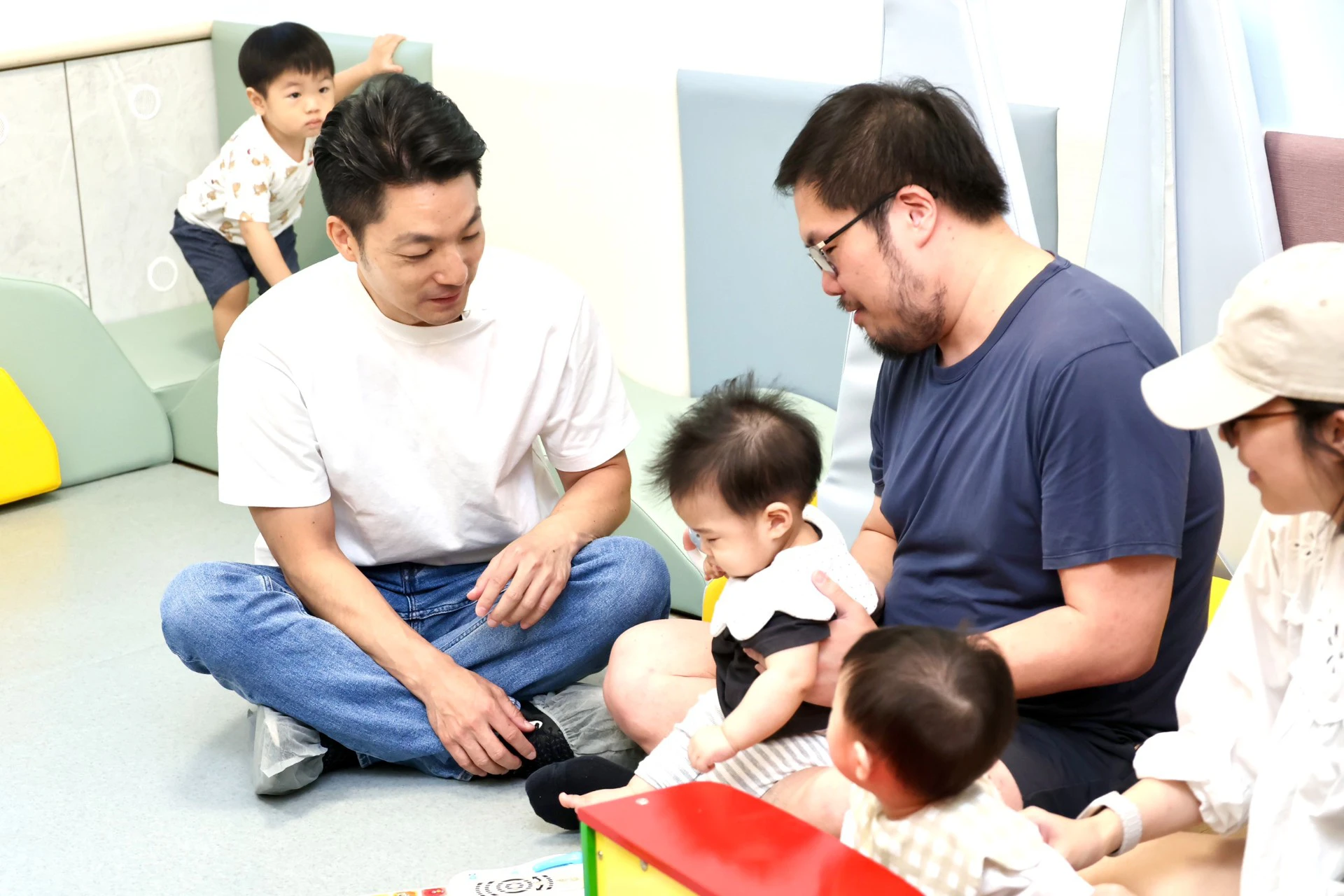 今天來托嬰中心彌補4年沒出席園長會議？　蔣萬安回應了