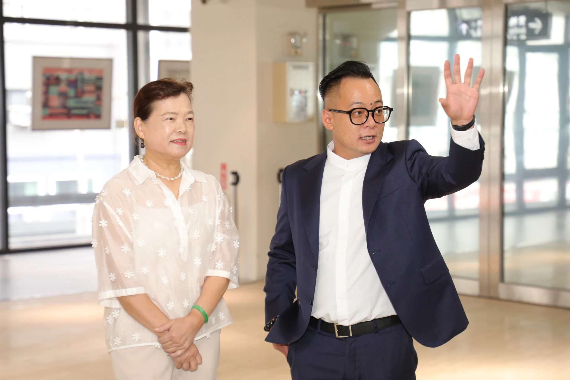 基隆拚招商引資　童子瑋邀請前經長王美花當「產經總顧問」