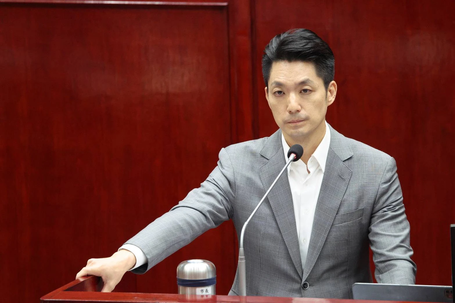 議員追問11/12是否請假拚連任？　蔣萬安點頭認了：對！