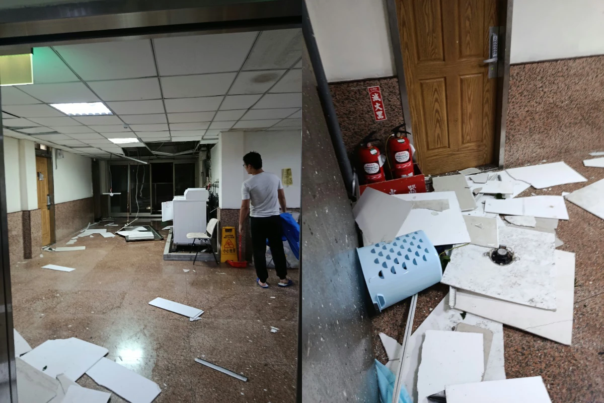 薔琵狂炸北台灣!文大宿舍、美食街超慘 武嶺「鏡頭君」撐不住了