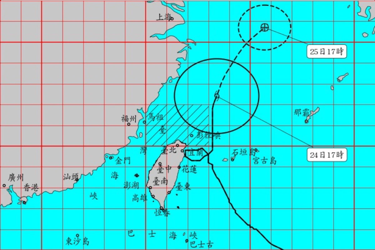 薔琵逐漸遠離台灣、強度再縮小   今晚8:30可望解除海警