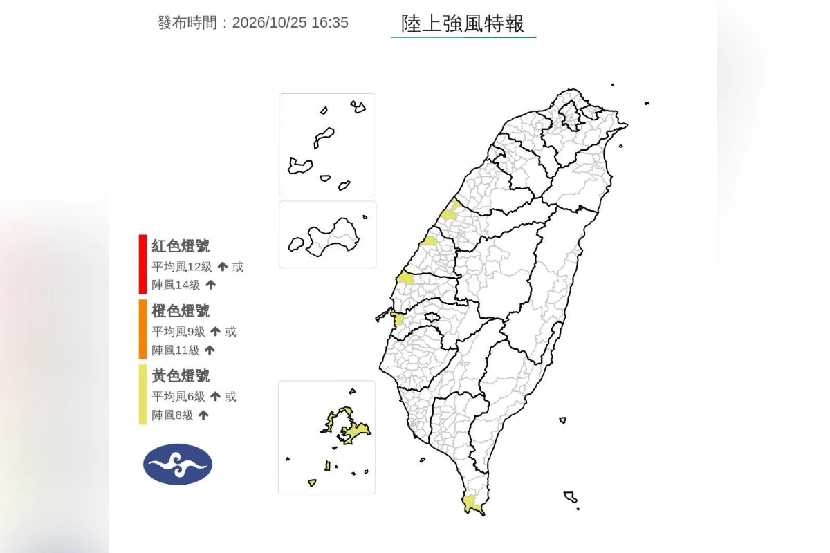 【一週天氣】薔琵遠離台灣！北部、東半部仍有局部雨　南部山區防午後降雨