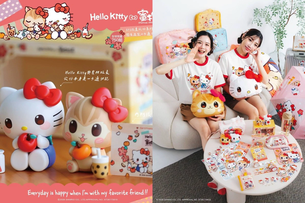 Hello Kitty 聯名蜜柑站長!高捷主題列車 10/31 首航、限定周邊品項售價一次看