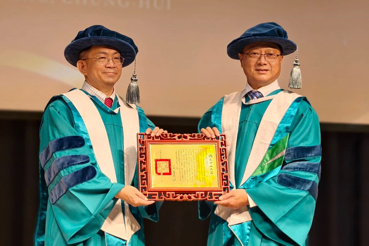 從20萬元創業到回饋社會　黃烱輝獲中山大學名譽管理學博士